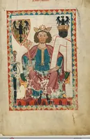An illustration from Große Heidelberger Liederhandschrift (Codex Manesse) (1300)