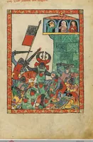 An illustration from Große Heidelberger Liederhandschrift (Codex Manesse) (1300)