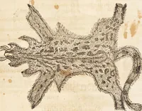 An illustration from Thierbuch Das ist ein kurtze beschreybung aller vierfüssigen Thieren/ so auff der erden vn[d] in wassern wonend/ sampt jrer waren conterfactur: alles zů nutz vn[d] gůtem allen liebhabern der künsten/ Artzeten/ Maleren/ Bildschnitzern/ Weydleüten vnd Köchen/ gestelt (1583)