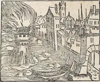 An illustration from Heydenweldt Vnd [und] irer Götter anfängcklicher vrsprung [Ursprung]: durch was verwhänungen den selben etwas vermeynter macht zugemessen, vmb dero wille[n], sie von den alten verehert worden ... (1554)