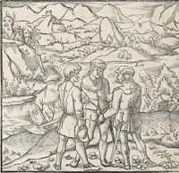 An illustration from Heydenweldt Vnd [und] irer Götter anfängcklicher vrsprung [Ursprung]: durch was verwhänungen den selben etwas vermeynter macht zugemessen, vmb dero wille[n], sie von den alten verehert worden ... (1554)