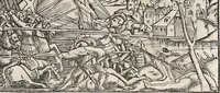 An illustration from Heydenweldt Vnd [und] irer Götter anfängcklicher vrsprung [Ursprung]: durch was verwhänungen den selben etwas vermeynter macht zugemessen, vmb dero wille[n], sie von den alten verehert worden ... (1554)