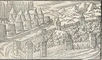 An illustration from Heydenweldt Vnd [und] irer Götter anfängcklicher vrsprung [Ursprung]: durch was verwhänungen den selben etwas vermeynter macht zugemessen, vmb dero wille[n], sie von den alten verehert worden ... (1554)