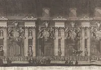 Picture 74 of 312 from Heilige Ceremonien, Gottes und Götzen-Dienste aller Völcker der Welt, Oder Eigentliche Vorstellung und summarischer Begriff, der vornehmsten Gottes-Dienstlichen Pflichten, Kirchen- und Tempel-Gebräuchen, der Christlich- und abgöttischen Völcker der gantzen Welt: Welche Nach des Berühmten Picarts Erfindung in Kupfer gestochen, und verlegt worden (1748), leaf 103