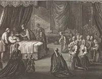 Picture 93 of 312 from Heilige Ceremonien, Gottes und Götzen-Dienste aller Völcker der Welt, Oder Eigentliche Vorstellung und summarischer Begriff, der vornehmsten Gottes-Dienstlichen Pflichten, Kirchen- und Tempel-Gebräuchen, der Christlich- und abgöttischen Völcker der gantzen Welt: Welche Nach des Berühmten Picarts Erfindung in Kupfer gestochen, und verlegt worden (1748), leaf 116