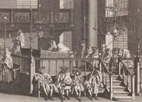 Picture 135 of 312 from Heilige Ceremonien, Gottes und Götzen-Dienste aller Völcker der Welt, Oder Eigentliche Vorstellung und summarischer Begriff, der vornehmsten Gottes-Dienstlichen Pflichten, Kirchen- und Tempel-Gebräuchen, der Christlich- und abgöttischen Völcker der gantzen Welt: Welche Nach des Berühmten Picarts Erfindung in Kupfer gestochen, und verlegt worden (1748), leaf 140