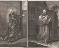Picture 156 of 312 from Heilige Ceremonien, Gottes und Götzen-Dienste aller Völcker der Welt, Oder Eigentliche Vorstellung und summarischer Begriff, der vornehmsten Gottes-Dienstlichen Pflichten, Kirchen- und Tempel-Gebräuchen, der Christlich- und abgöttischen Völcker der gantzen Welt: Welche Nach des Berühmten Picarts Erfindung in Kupfer gestochen, und verlegt worden (1748), leaf 156