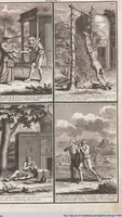 An illustration from Heilige Ceremonien, Gottes und Götzen-Dienste aller Völcker der Welt, Oder Eigentliche Vorstellung und summarischer Begriff, der vornehmsten Gottes-Dienstlichen Pflichten, Kirchen- und Tempel-Gebräuchen, der Christlich- und abgöttischen Völcker der gantzen Welt: Welche Nach des Berühmten Picarts Erfindung in Kupfer gestochen, und verlegt worden (1748)