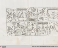 An illustration from Heilige Ceremonien, Gottes und Götzen-Dienste aller Völcker der Welt, Oder Eigentliche Vorstellung und summarischer Begriff, der vornehmsten Gottes-Dienstlichen Pflichten, Kirchen- und Tempel-Gebräuchen, der Christlich- und abgöttischen Völcker der gantzen Welt: Welche Nach des Berühmten Picarts Erfindung in Kupfer gestochen, und verlegt worden (1748)