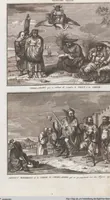 An illustration from Heilige Ceremonien, Gottes und Götzen-Dienste aller Völcker der Welt, Oder Eigentliche Vorstellung und summarischer Begriff, der vornehmsten Gottes-Dienstlichen Pflichten, Kirchen- und Tempel-Gebräuchen, der Christlich- und abgöttischen Völcker der gantzen Welt: Welche Nach des Berühmten Picarts Erfindung in Kupfer gestochen, und verlegt worden (1748)