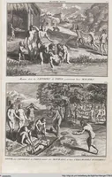 An illustration from Heilige Ceremonien, Gottes und Götzen-Dienste aller Völcker der Welt, Oder Eigentliche Vorstellung und summarischer Begriff, der vornehmsten Gottes-Dienstlichen Pflichten, Kirchen- und Tempel-Gebräuchen, der Christlich- und abgöttischen Völcker der gantzen Welt: Welche Nach des Berühmten Picarts Erfindung in Kupfer gestochen, und verlegt worden (1748)