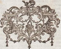 An illustration from Heilige Ceremonien, Gottes und Götzen-Dienste aller Völcker der Welt, Oder Eigentliche Vorstellung und summarischer Begriff, der vornehmsten Gottes-Dienstlichen Pflichten, Kirchen- und Tempel-Gebräuchen, der Christlich- und abgöttischen Völcker der gantzen Welt: Welche Nach des Berühmten Picarts Erfindung in Kupfer gestochen, und verlegt worden (1748)