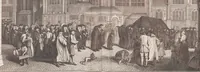 Picture 13 of 312 from Heilige Ceremonien, Gottes und Götzen-Dienste aller Völcker der Welt, Oder Eigentliche Vorstellung und summarischer Begriff, der vornehmsten Gottes-Dienstlichen Pflichten, Kirchen- und Tempel-Gebräuchen, der Christlich- und abgöttischen Völcker der gantzen Welt: Welche Nach des Berühmten Picarts Erfindung in Kupfer gestochen, und verlegt worden (1748), leaf 56