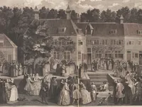 Picture 35 of 312 from Heilige Ceremonien, Gottes und Götzen-Dienste aller Völcker der Welt, Oder Eigentliche Vorstellung und summarischer Begriff, der vornehmsten Gottes-Dienstlichen Pflichten, Kirchen- und Tempel-Gebräuchen, der Christlich- und abgöttischen Völcker der gantzen Welt: Welche Nach des Berühmten Picarts Erfindung in Kupfer gestochen, und verlegt worden (1748), leaf 73