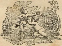 An illustration from Wilhelm Friederichs Freiherrn von Gleichen, genannt Rußworm, Herrn auf Greiffenstein und Bonnland, Großkreuz des Brandenburgischen rothen Adlerordens und Hochfürstlich Brandenburgisch-Culmbachischen Geheimen Raths, Geschichte der gemeinen Stubenfliege: nebst vier mit Farben erleuchteten Kupfertafeln (1790)