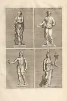 Picture 24 of 47 from Le Grand Cabinet Romain Ou Recueil D'Antiquitez Romaines: Qui consistent en Bas Reliefs, Statues des Dieux & des Hommes, Instruments Sacerdotaux, Lampes, Urnes, Seaux, Brasselets, Clefs, Anneaux, & Phioles lacrimales, Que L'On Trouve A Rome (1706), leaf 107
