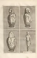 Picture 29 of 47 from Le Grand Cabinet Romain Ou Recueil D'Antiquitez Romaines: Qui consistent en Bas Reliefs, Statues des Dieux & des Hommes, Instruments Sacerdotaux, Lampes, Urnes, Seaux, Brasselets, Clefs, Anneaux, & Phioles lacrimales, Que L'On Trouve A Rome (1706), leaf 129