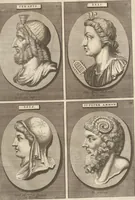 Picture 7 of 47 from Le Grand Cabinet Romain Ou Recueil D'Antiquitez Romaines: Qui consistent en Bas Reliefs, Statues des Dieux & des Hommes, Instruments Sacerdotaux, Lampes, Urnes, Seaux, Brasselets, Clefs, Anneaux, & Phioles lacrimales, Que L'On Trouve A Rome (1706), leaf 25