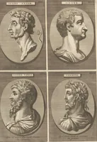 Picture 13 of 47 from Le Grand Cabinet Romain Ou Recueil D'Antiquitez Romaines: Qui consistent en Bas Reliefs, Statues des Dieux & des Hommes, Instruments Sacerdotaux, Lampes, Urnes, Seaux, Brasselets, Clefs, Anneaux, & Phioles lacrimales, Que L'On Trouve A Rome (1706), leaf 51