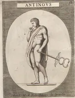 Picture 59 of 196 from Michaelis Angeli Causei De La Chausse Parisini Romanum Museum Sive Thesaurus Eruditae Antiquitatis: In Quo Gemmae, Idola, Insignia Sacerdotalia, Instrumenta sacrificijs, inservientia, Lucernae, Vasa, Bullae, Armillae, Fibulae, Claves, Annulli, Tesserae, Styli, Strigiles, Gutti, Phialae lacrymatoriae, vota, Signa Militaria, Marmora &c. (1707), leaf 108