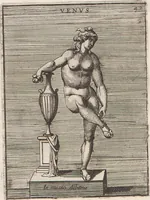 Picture 104 of 196 from Michaelis Angeli Causei De La Chausse Parisini Romanum Museum Sive Thesaurus Eruditae Antiquitatis: In Quo Gemmae, Idola, Insignia Sacerdotalia, Instrumenta sacrificijs, inservientia, Lucernae, Vasa, Bullae, Armillae, Fibulae, Claves, Annulli, Tesserae, Styli, Strigiles, Gutti, Phialae lacrymatoriae, vota, Signa Militaria, Marmora &c. (1707), leaf 199