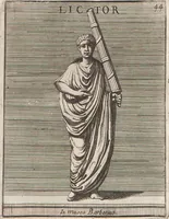 Picture 106 of 196 from Michaelis Angeli Causei De La Chausse Parisini Romanum Museum Sive Thesaurus Eruditae Antiquitatis: In Quo Gemmae, Idola, Insignia Sacerdotalia, Instrumenta sacrificijs, inservientia, Lucernae, Vasa, Bullae, Armillae, Fibulae, Claves, Annulli, Tesserae, Styli, Strigiles, Gutti, Phialae lacrymatoriae, vota, Signa Militaria, Marmora &c. (1707), leaf 201