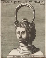 Picture 116 of 196 from Michaelis Angeli Causei De La Chausse Parisini Romanum Museum Sive Thesaurus Eruditae Antiquitatis: In Quo Gemmae, Idola, Insignia Sacerdotalia, Instrumenta sacrificijs, inservientia, Lucernae, Vasa, Bullae, Armillae, Fibulae, Claves, Annulli, Tesserae, Styli, Strigiles, Gutti, Phialae lacrymatoriae, vota, Signa Militaria, Marmora &c. (1707), leaf 225