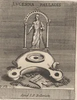 Picture 153 of 196 from Michaelis Angeli Causei De La Chausse Parisini Romanum Museum Sive Thesaurus Eruditae Antiquitatis: In Quo Gemmae, Idola, Insignia Sacerdotalia, Instrumenta sacrificijs, inservientia, Lucernae, Vasa, Bullae, Armillae, Fibulae, Claves, Annulli, Tesserae, Styli, Strigiles, Gutti, Phialae lacrymatoriae, vota, Signa Militaria, Marmora &c. (1707), leaf 272