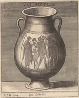 Picture 171 of 196 from Michaelis Angeli Causei De La Chausse Parisini Romanum Museum Sive Thesaurus Eruditae Antiquitatis: In Quo Gemmae, Idola, Insignia Sacerdotalia, Instrumenta sacrificijs, inservientia, Lucernae, Vasa, Bullae, Armillae, Fibulae, Claves, Annulli, Tesserae, Styli, Strigiles, Gutti, Phialae lacrymatoriae, vota, Signa Militaria, Marmora &c. (1707), leaf 308