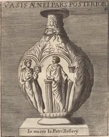 Picture 174 of 196 from Michaelis Angeli Causei De La Chausse Parisini Romanum Museum Sive Thesaurus Eruditae Antiquitatis: In Quo Gemmae, Idola, Insignia Sacerdotalia, Instrumenta sacrificijs, inservientia, Lucernae, Vasa, Bullae, Armillae, Fibulae, Claves, Annulli, Tesserae, Styli, Strigiles, Gutti, Phialae lacrymatoriae, vota, Signa Militaria, Marmora &c. (1707), leaf 311