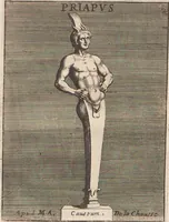 Picture 188 of 196 from Michaelis Angeli Causei De La Chausse Parisini Romanum Museum Sive Thesaurus Eruditae Antiquitatis: In Quo Gemmae, Idola, Insignia Sacerdotalia, Instrumenta sacrificijs, inservientia, Lucernae, Vasa, Bullae, Armillae, Fibulae, Claves, Annulli, Tesserae, Styli, Strigiles, Gutti, Phialae lacrymatoriae, vota, Signa Militaria, Marmora &c. (1707), leaf 334