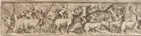 An illustration from Michaelis Angeli Causei De La Chausse Parisini Romanum Museum Sive Thesaurus Eruditae Antiquitatis: In Quo Gemmae, Idola, Insignia Sacerdotalia, Instrumenta sacrificijs, inservientia, Lucernae, Vasa, Bullae, Armillae, Fibulae, Claves, Annulli, Tesserae, Styli, Strigiles, Gutti, Phialae lacrymatoriae, vota, Signa Militaria, Marmora &c. (1707)
