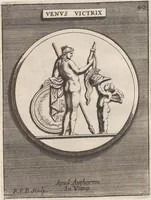 Picture 47 of 196 from Michaelis Angeli Causei De La Chausse Parisini Romanum Museum Sive Thesaurus Eruditae Antiquitatis: In Quo Gemmae, Idola, Insignia Sacerdotalia, Instrumenta sacrificijs, inservientia, Lucernae, Vasa, Bullae, Armillae, Fibulae, Claves, Annulli, Tesserae, Styli, Strigiles, Gutti, Phialae lacrymatoriae, vota, Signa Militaria, Marmora &c. (1707), leaf 96