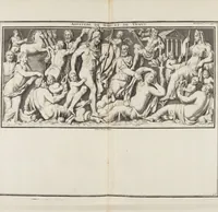 An illustration from (Band 1,1): Les dieux des Grecs & des Romain: Les Dieux du premier, du second & du troisiéme rang, selon l'ordre du tems (1719)
