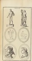 An illustration from (Band 1,1): Les dieux des Grecs & des Romain: Les Dieux du premier, du second & du troisiéme rang, selon l'ordre du tems (1719)