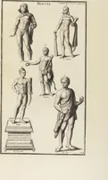 An illustration from (Band 1,2): Les Dieux des Grecs & des Romains: Les Heros parvenus à la Divinité (1719)