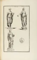 An illustration from (Band 1,2): Les Dieux des Grecs & des Romains: Les Heros parvenus à la Divinité (1719)
