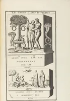 An illustration from (Band 1,2): Les Dieux des Grecs & des Romains: Les Heros parvenus à la Divinité (1719)