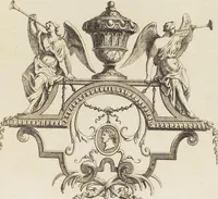 An illustration from (Band 1,2): Les Dieux des Grecs & des Romains: Les Heros parvenus à la Divinité (1719)
