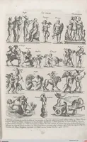 Picture 24 of 145 from Griechische und Römische Alterthümer: welche der berühmte P. Montfaucon ehemals samt den dazu gehörigen Supplementen in zehen Bänden in Folio, an das Licht gestellet hat, ... (1757), leaf 115