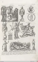 An illustration from Griechische und Römische Alterthümer: welche der berühmte P. Montfaucon ehemals samt den dazu gehörigen Supplementen in zehen Bänden in Folio, an das Licht gestellet hat, ... (1757)