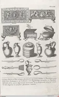 An illustration from Griechische und Römische Alterthümer: welche der berühmte P. Montfaucon ehemals samt den dazu gehörigen Supplementen in zehen Bänden in Folio, an das Licht gestellet hat, ... (1757)