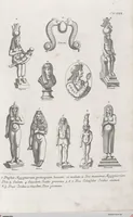 Picture 73 of 145 from Griechische und Römische Alterthümer: welche der berühmte P. Montfaucon ehemals samt den dazu gehörigen Supplementen in zehen Bänden in Folio, an das Licht gestellet hat, ... (1757), leaf 346