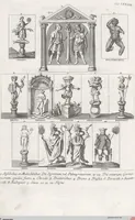 Picture 84 of 145 from Griechische und Römische Alterthümer: welche der berühmte P. Montfaucon ehemals samt den dazu gehörigen Supplementen in zehen Bänden in Folio, an das Licht gestellet hat, ... (1757), leaf 391