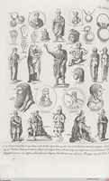 Picture 91 of 145 from Griechische und Römische Alterthümer: welche der berühmte P. Montfaucon ehemals samt den dazu gehörigen Supplementen in zehen Bänden in Folio, an das Licht gestellet hat, ... (1757), leaf 439