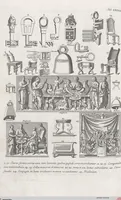 Picture 93 of 145 from Griechische und Römische Alterthümer: welche der berühmte P. Montfaucon ehemals samt den dazu gehörigen Supplementen in zehen Bänden in Folio, an das Licht gestellet hat, ... (1757), leaf 451