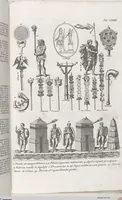Picture 117 of 145 from Griechische und Römische Alterthümer: welche der berühmte P. Montfaucon ehemals samt den dazu gehörigen Supplementen in zehen Bänden in Folio, an das Licht gestellet hat, ... (1757), leaf 596