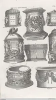 Picture 132 of 145 from Griechische und Römische Alterthümer: welche der berühmte P. Montfaucon ehemals samt den dazu gehörigen Supplementen in zehen Bänden in Folio, an das Licht gestellet hat, ... (1757), leaf 665