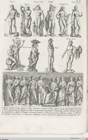 An illustration from Griechische und Römische Alterthümer: welche der berühmte P. Montfaucon ehemals samt den dazu gehörigen Supplementen in zehen Bänden in Folio, an das Licht gestellet hat, ... (1757)