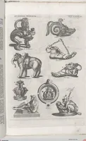 Picture 139 of 145 from Griechische und Römische Alterthümer: welche der berühmte P. Montfaucon ehemals samt den dazu gehörigen Supplementen in zehen Bänden in Folio, an das Licht gestellet hat, ... (1757), leaf 718